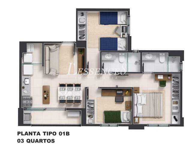 #1760 - Apartamento para Venda em Goiânia - GO - 3